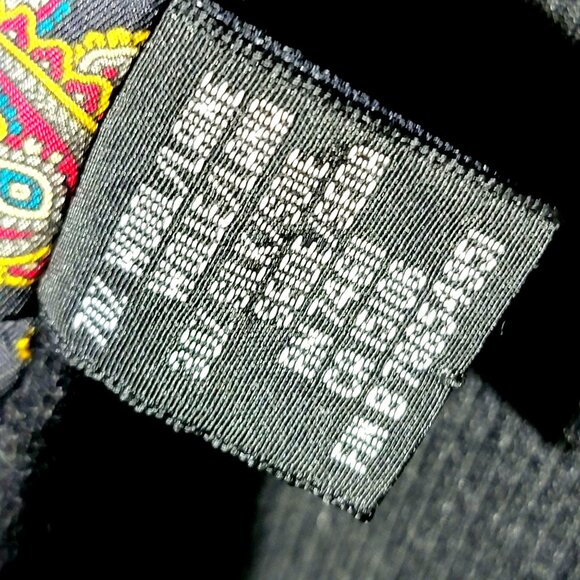 Vtg Chatworth Tie Rack Men's Wool/Silk Paisley print Opera scarf - Picture 9 of 14